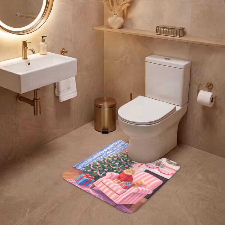 WC Mat - Kat - Kerst - Interieur — 3