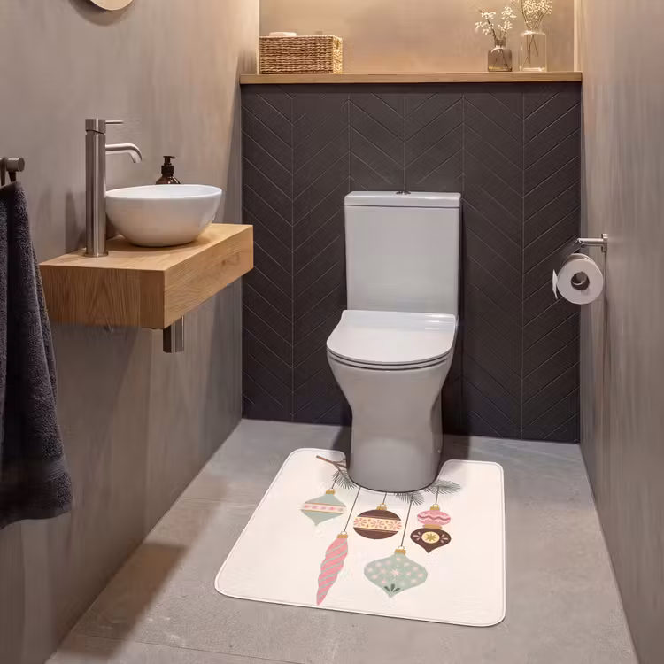 WC Mat - Kerst - Ornamenten - Tak — 2
