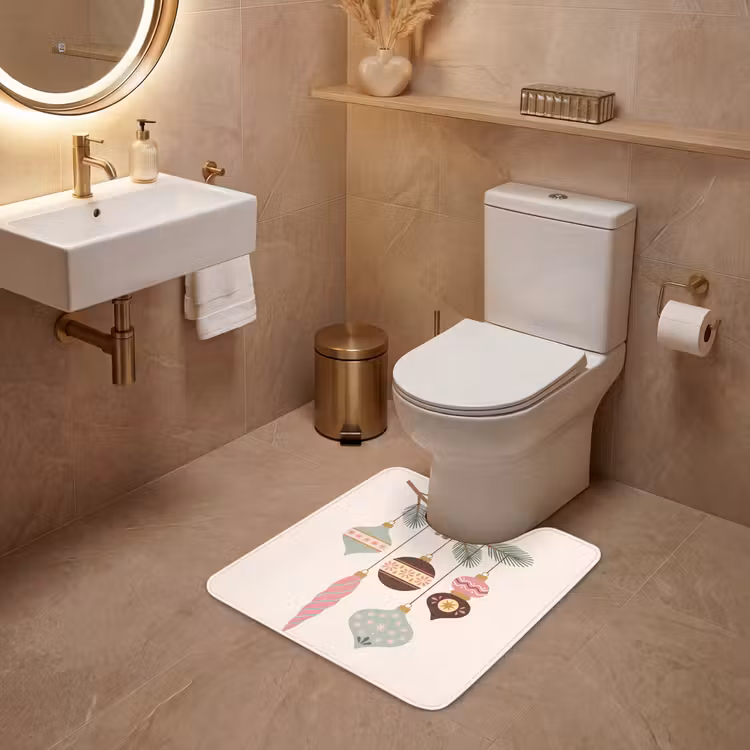 WC Mat - Kerst - Ornamenten - Tak — 3