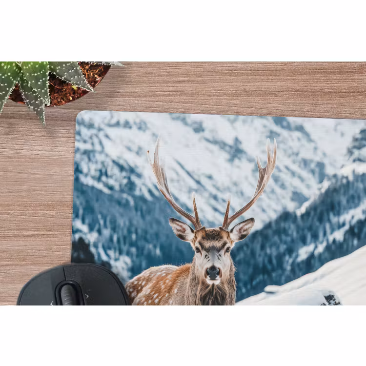 Muismat - Hert - Landschap - Winter - Natuur - Dieren - Bergen — 4