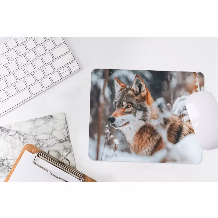Muismat - Wolf - Sneeuw - Winter - Dieren - Natuur - Sneeuw — 2