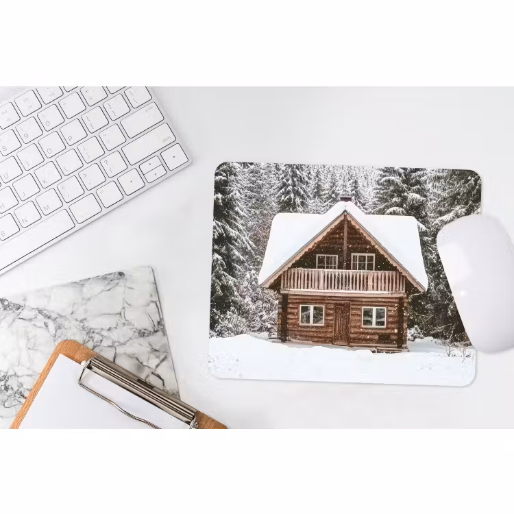 Muismat - Huis - Bos - Winter - Natuur - Sneeuw — 2