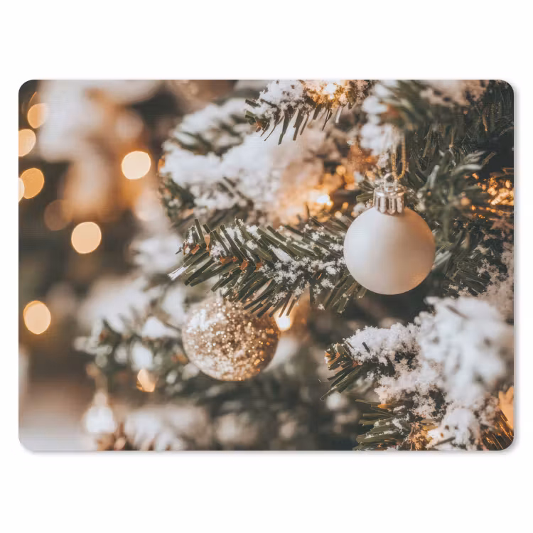 Muismat - Kerst - Kerstboom - Winter - Binnen - Sneeuw — 1