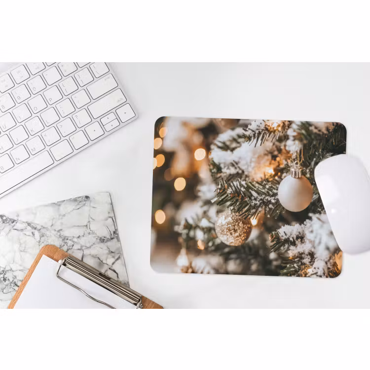 Muismat - Kerst - Kerstboom - Winter - Binnen - Sneeuw — 2