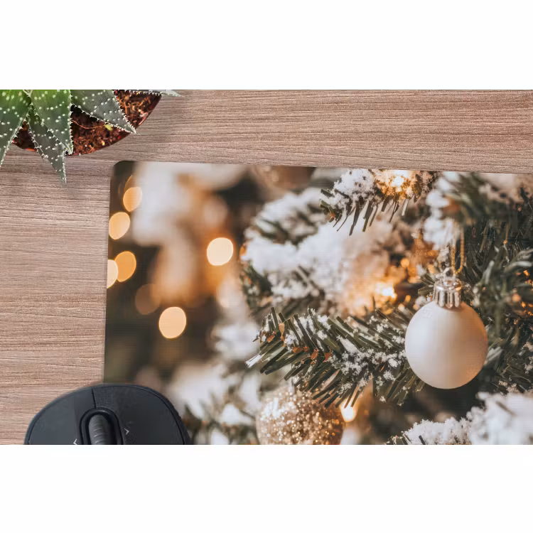 Muismat - Kerst - Kerstboom - Winter - Binnen - Sneeuw — 4