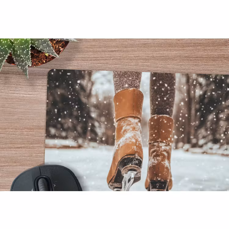 Muismat - Schaatsen - IJs - Winter - Sneeuw — 4