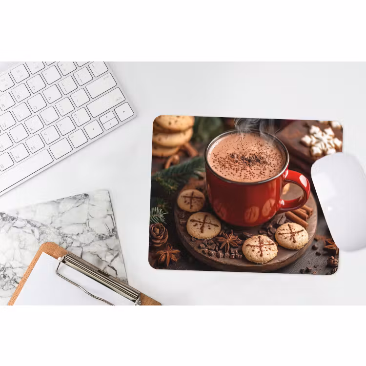 Muismat - Chocolademelk - Mok - Winter - Kerst - Gezelligheid — 2