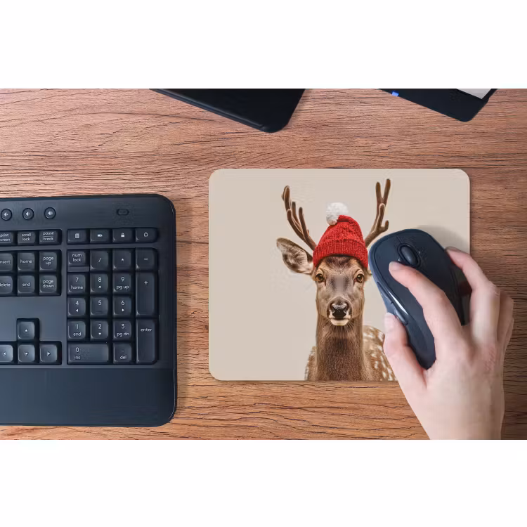 Muismat - Hert - Kerst - Muts - Dieren - Winter - Grappig — 3