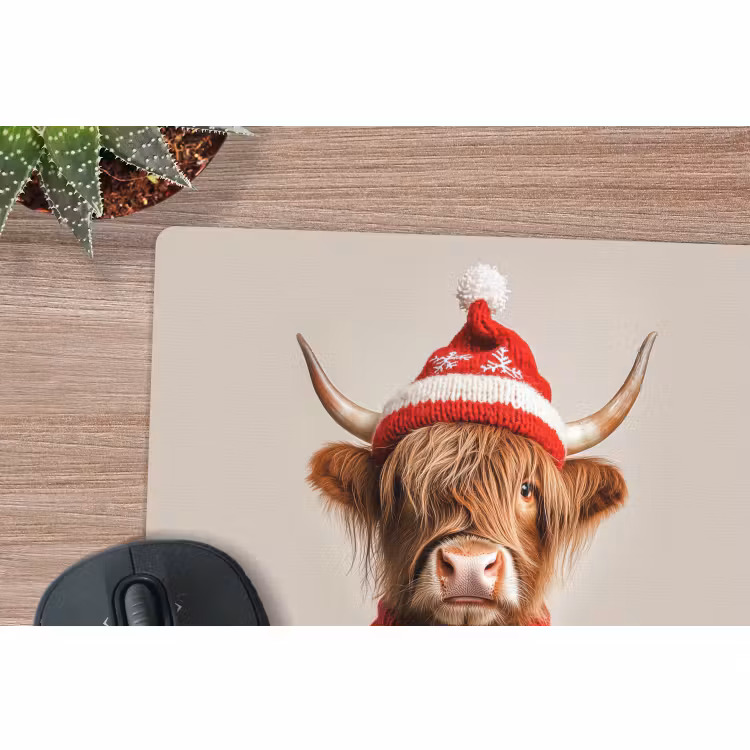 Muismat - Schotse Hooglander - Kerst - Muts - Trui - Winter — 4