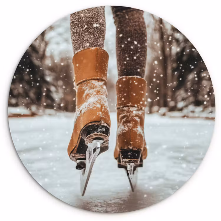 Muurcirkel - Schaatsen - IJs - Winter - Sneeuw — 1