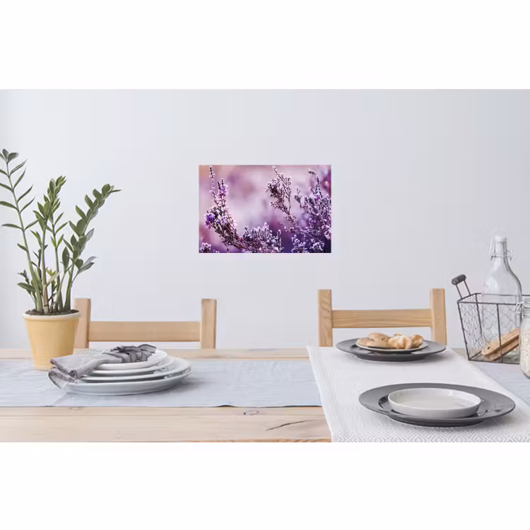 Muursticker - Lavendel - Winter - Bloemen - Paars — 3
