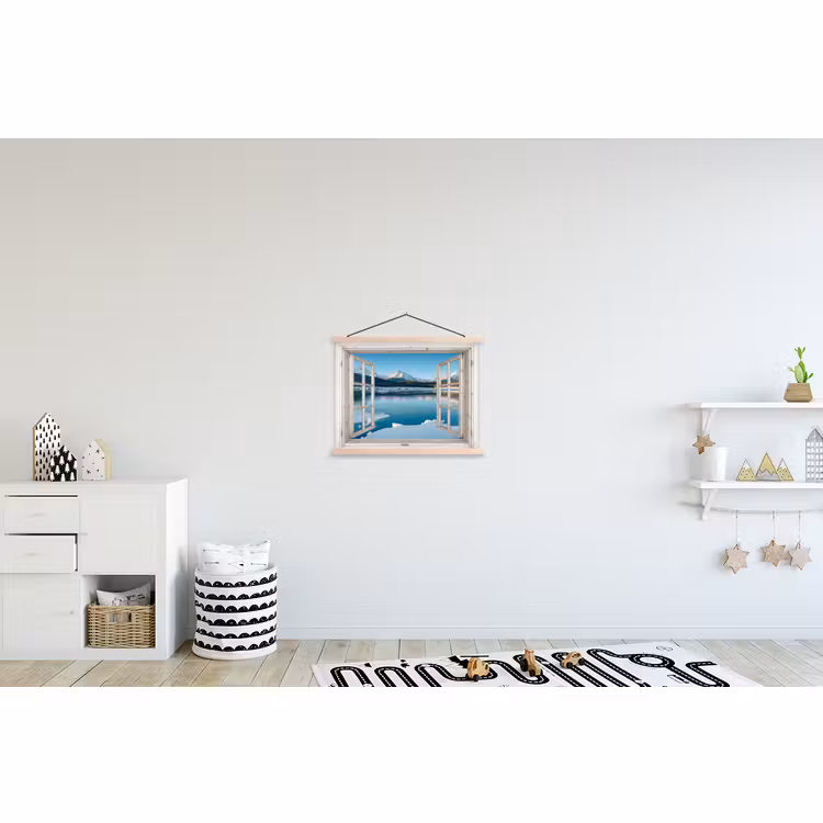 Schoolplaat - Landschap - Winter - Meer - Bergen - Uitzicht - Doorkijk - Licht — 3
