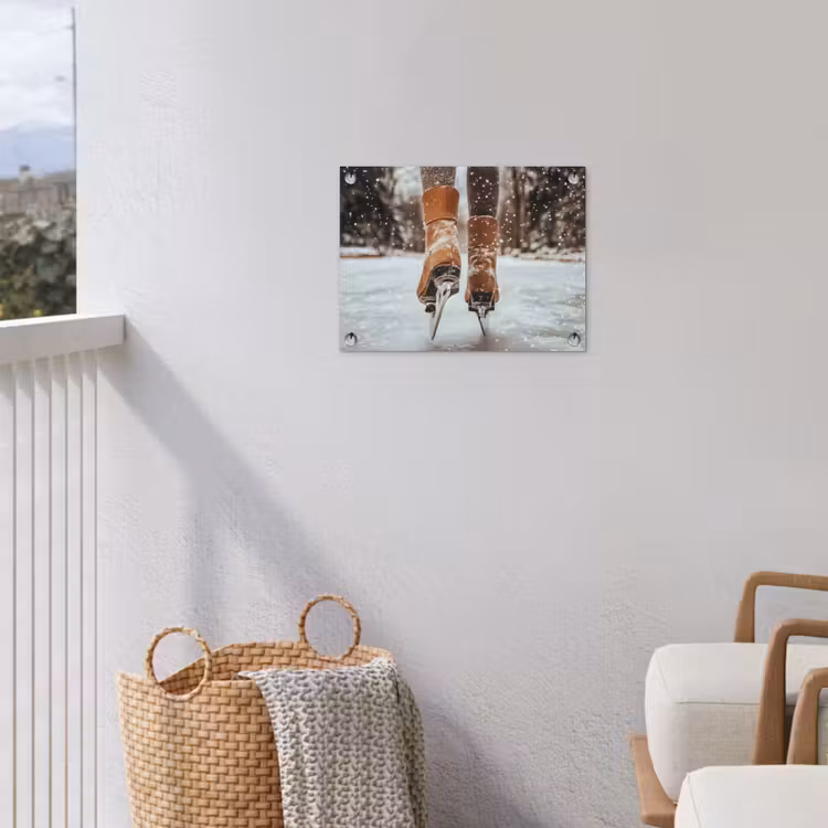 Tuinposter - Schaatsen - IJs - Winter - Sneeuw — 3