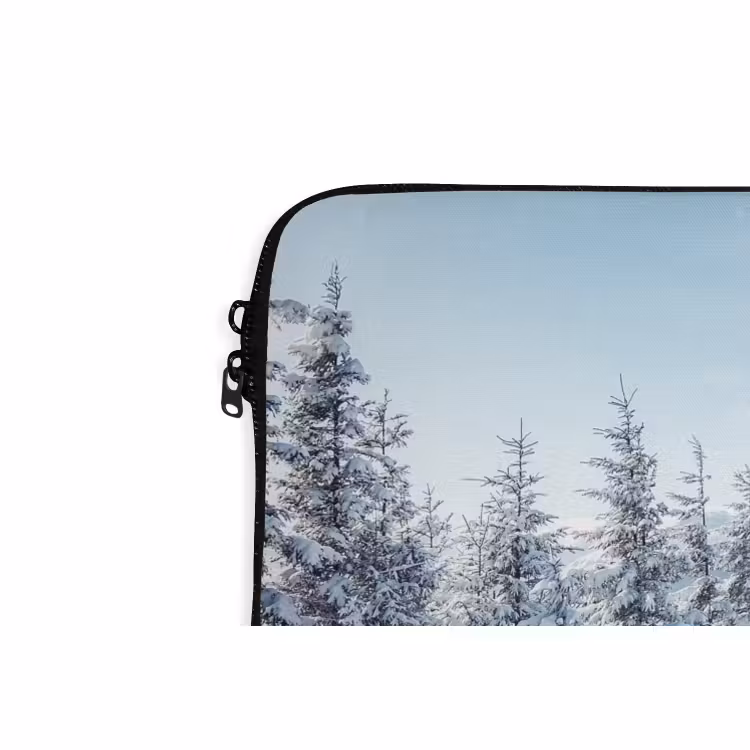 Laptophoes Winterlandschap - Natuur - Berg - Bomen - Sneeuw — 5