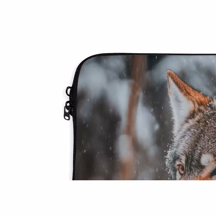 Laptophoes Wolf - Sneeuw - Winter - Dieren - Natuur - Sneeuw — 5