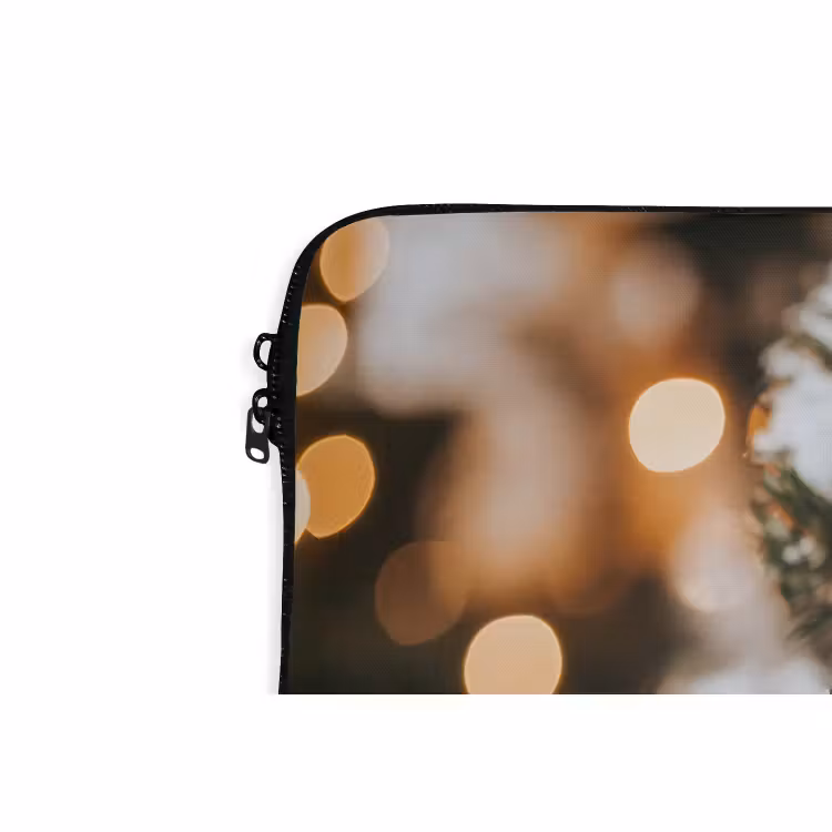 Laptophoes Kerst - Kerstboom - Winter - Binnen - Sneeuw — 5