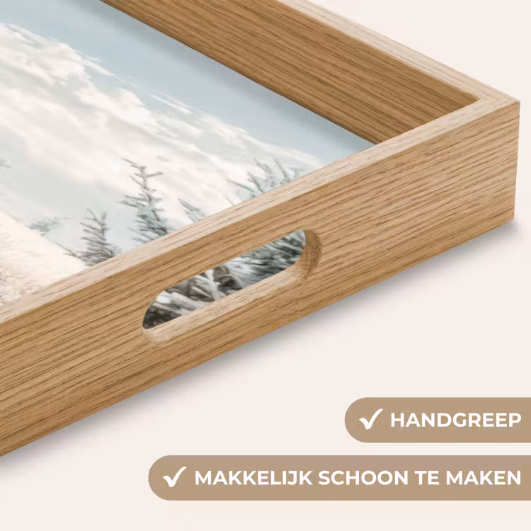 Dienblad - Auto - Rood - Cadeaus - Winter - Sneeuw - Kerst — 5