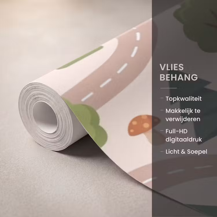Behang - Weg - Dieren - Natuur — 3