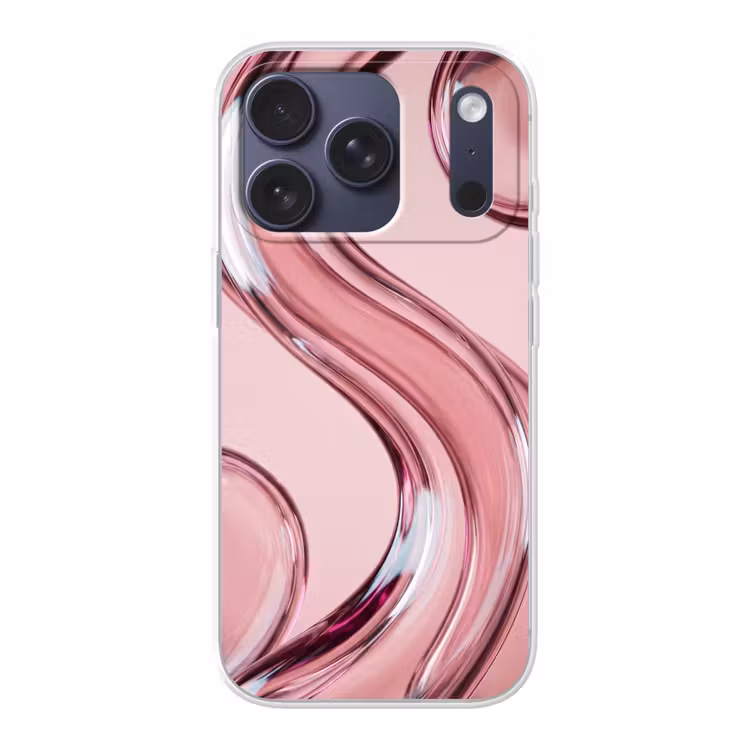 Telefoonhoesje - Vorm - Abstract - Roze — 1