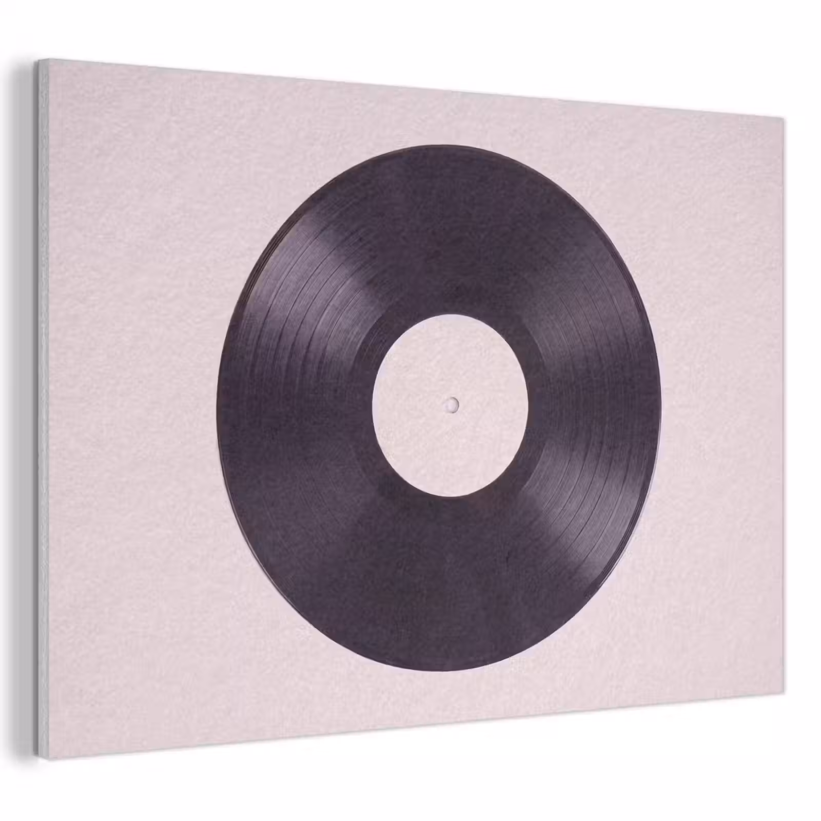 Akoestisch schilderij - Vinylplaat - Muziek - Groen — 1
