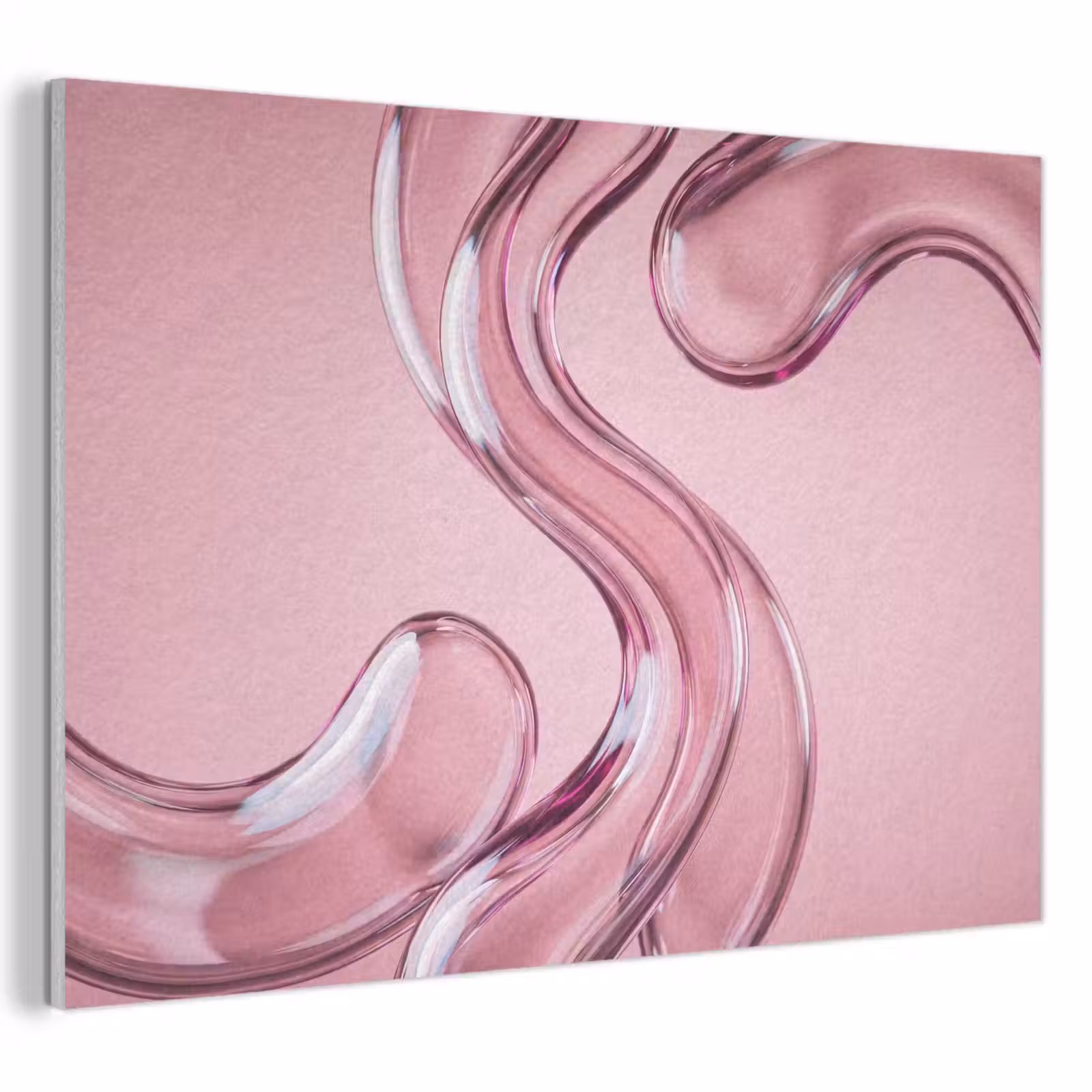 Akoestisch schilderij - Vorm - Abstract - Roze — 1
