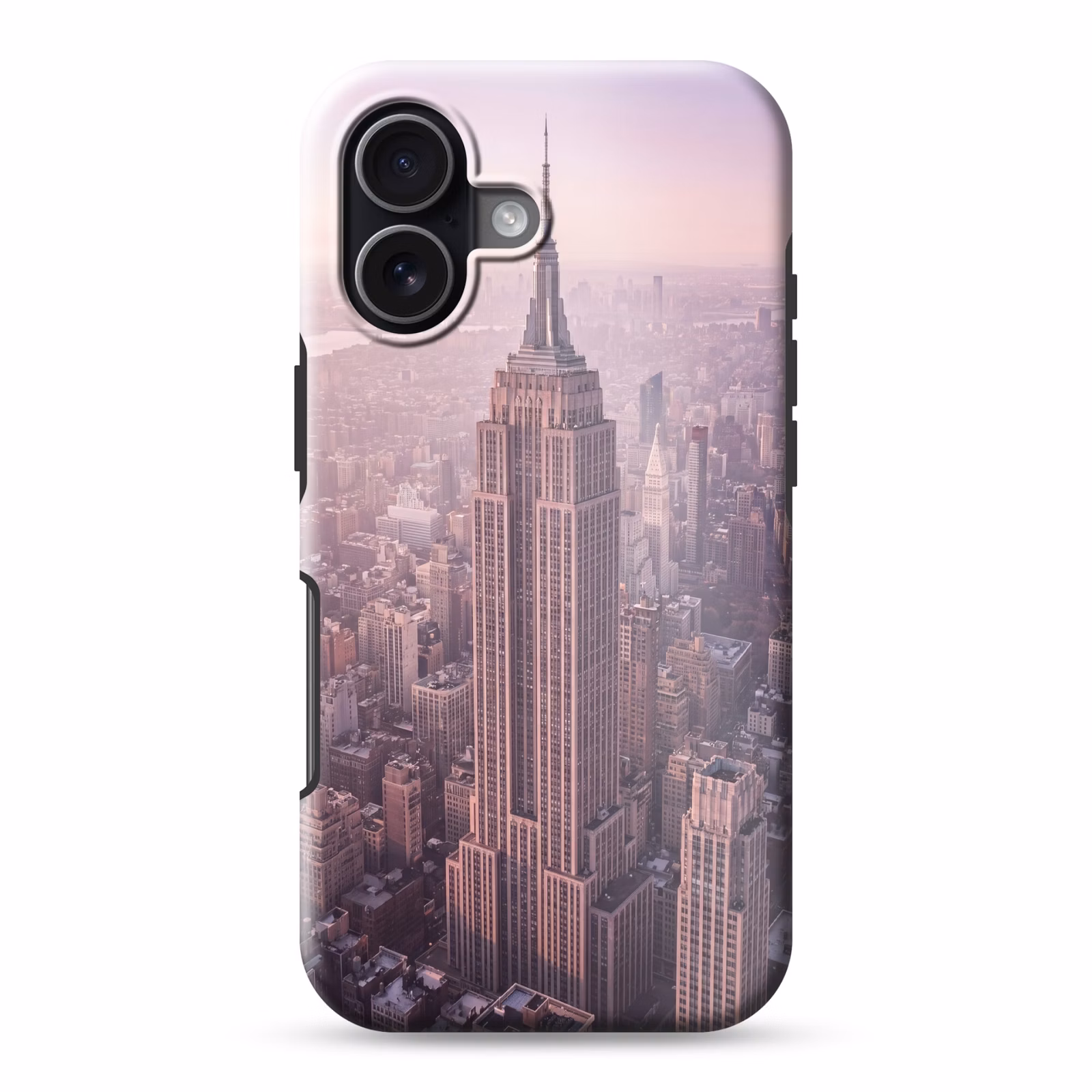 Telefoonhoesje Toughcase - Stad - Gebouw - Roze — 1