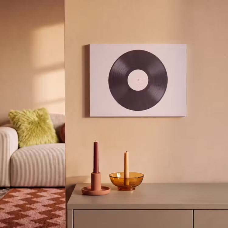 Akoestisch schilderij - Vinylplaat - Muziek - Groen — 2