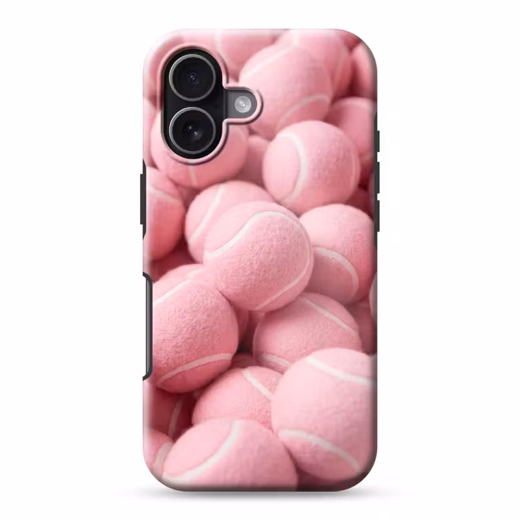 Telefoonhoesje Toughcase - Roze tennisballen - Sport — 1