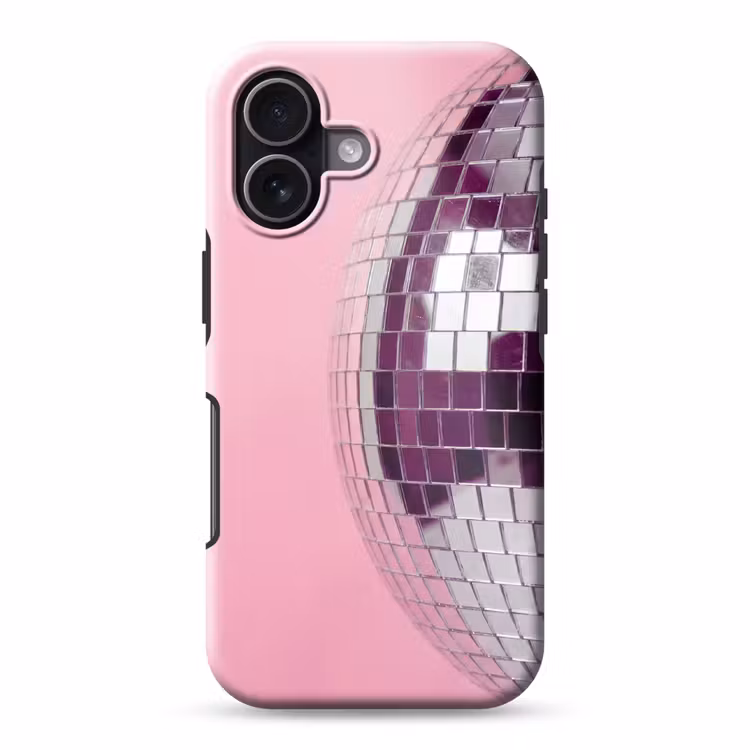 Telefoonhoesje Toughcase - Spiegelbal - Zilver - Modern — 1