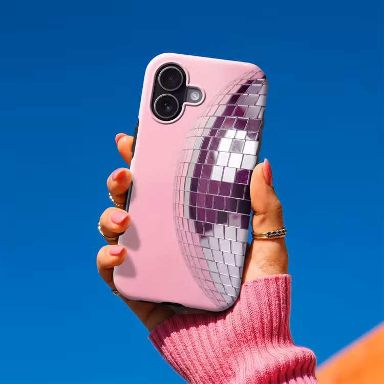 Telefoonhoesje Toughcase - Spiegelbal - Zilver - Modern — 2
