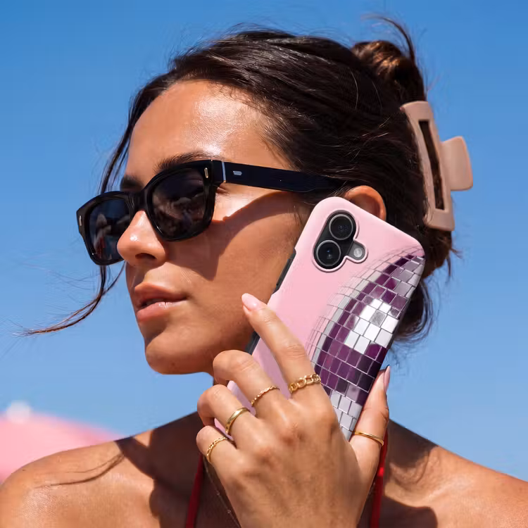 Telefoonhoesje Toughcase - Spiegelbal - Zilver - Modern — 6