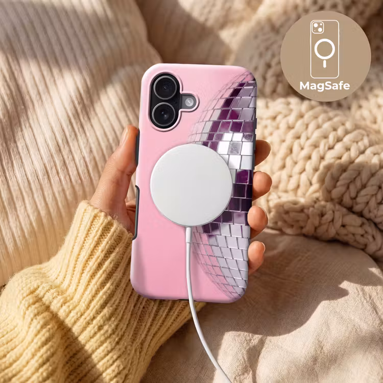 Telefoonhoesje Toughcase - Spiegelbal - Zilver - Modern — 8