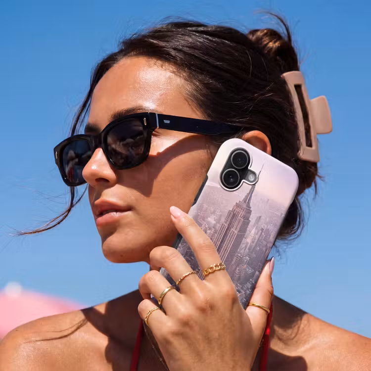 Telefoonhoesje Toughcase - Stad - Gebouw - Roze — 6