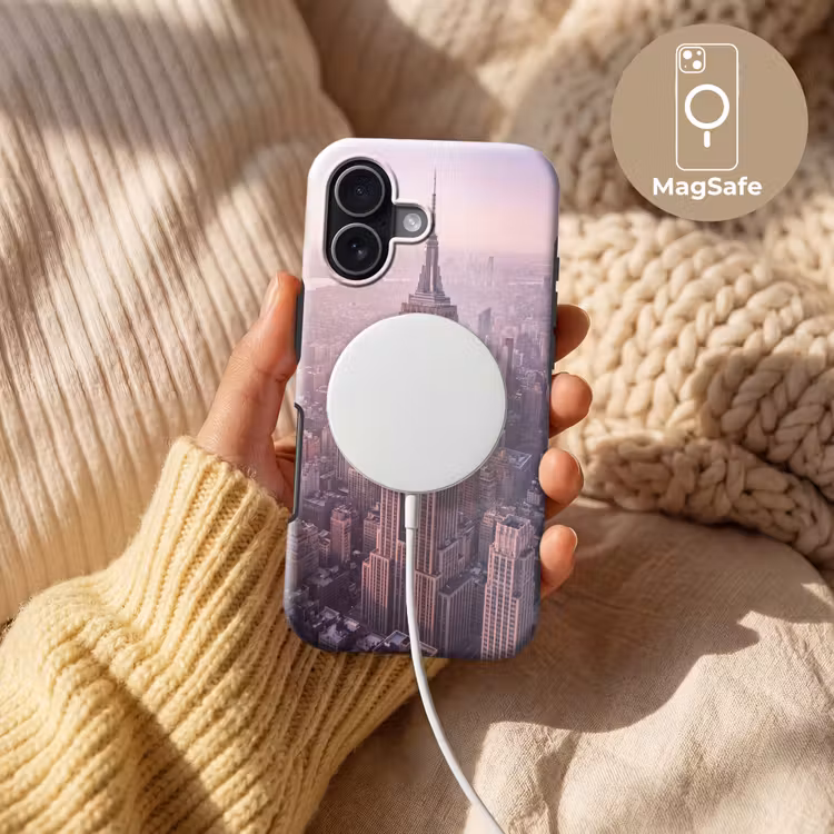 Telefoonhoesje Toughcase - Stad - Gebouw - Roze — 8