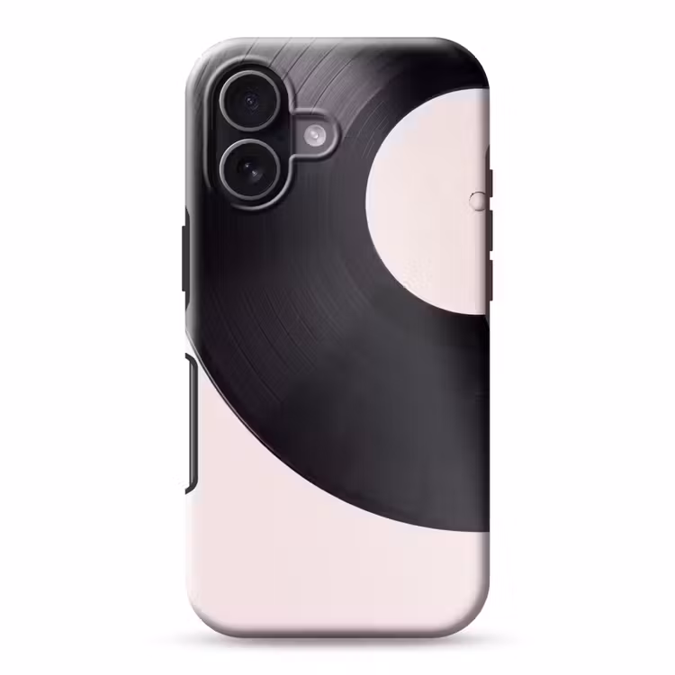 Telefoonhoesje Toughcase - Vinylplaat - Muziek - Groen — 1