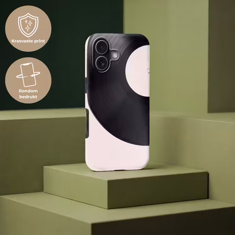 Telefoonhoesje Toughcase - Vinylplaat - Muziek - Groen — 7