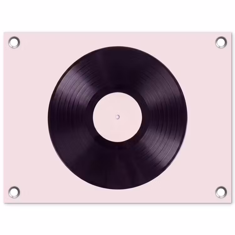 Tuinposter - Vinylplaat - Muziek - Groen — 1