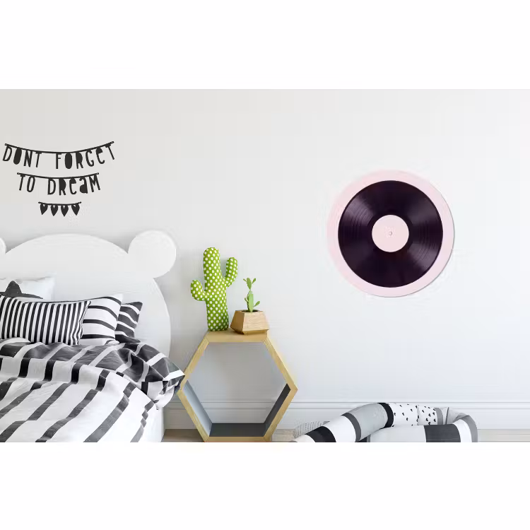 Muurcirkel aluminium - Vinylplaat - Muziek - Groen — 5