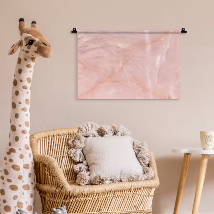 Wandkleed - Textuur - Roze - Patroon — 5