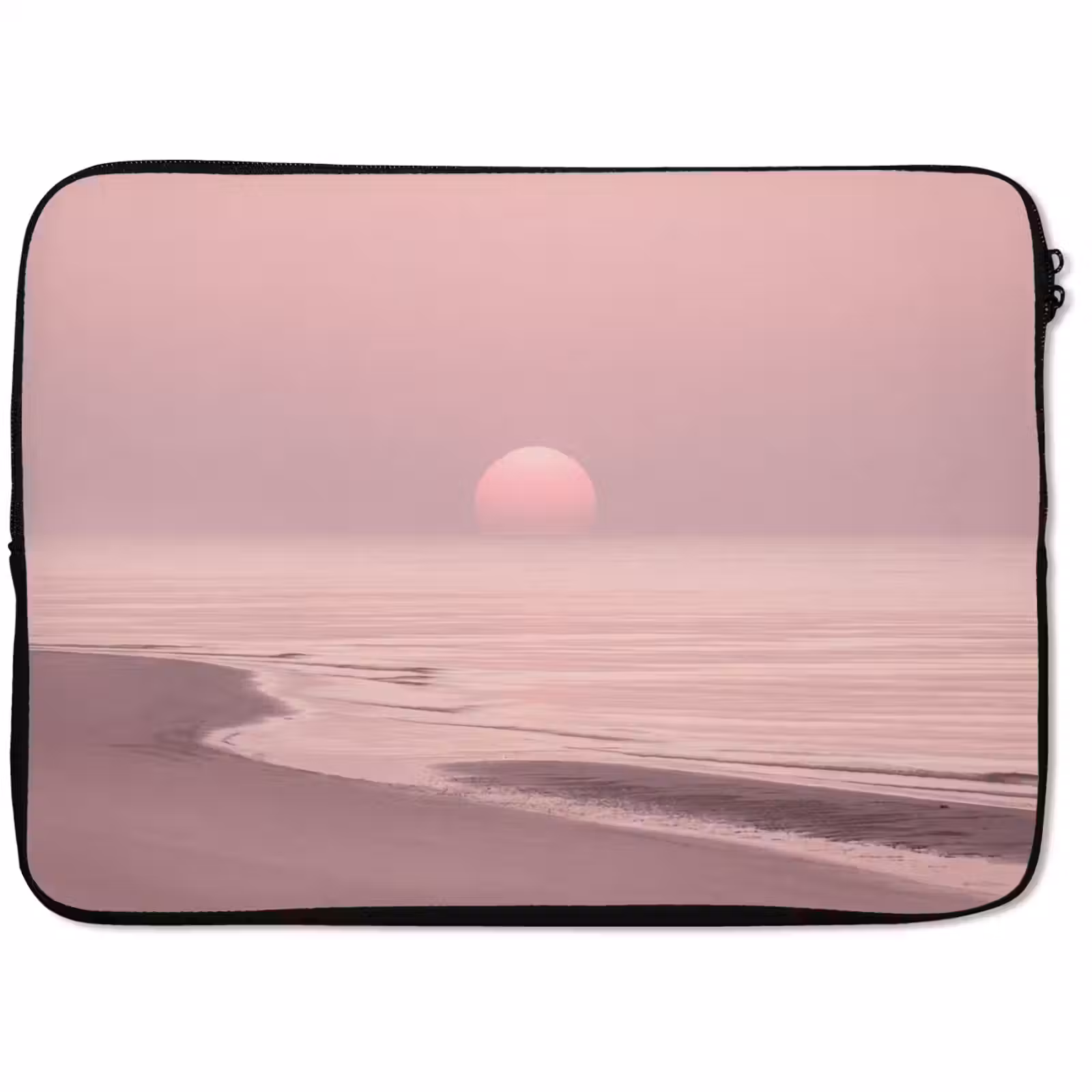 Laptophoes Roze zonsondergang - Strand — 1
