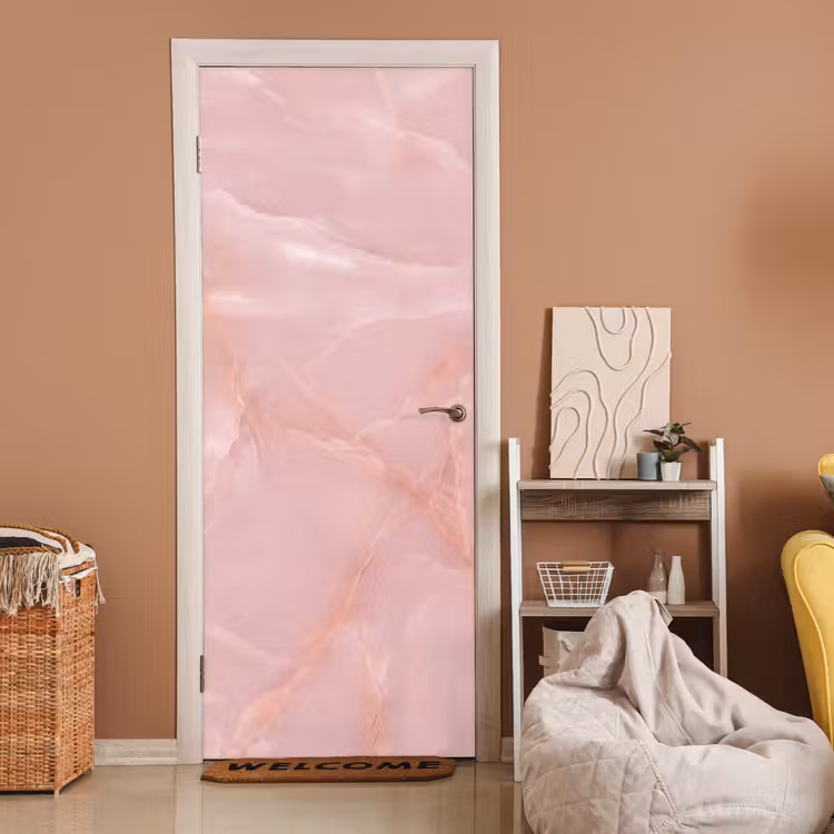 Deursticker - Textuur - Roze - Patroon — 2