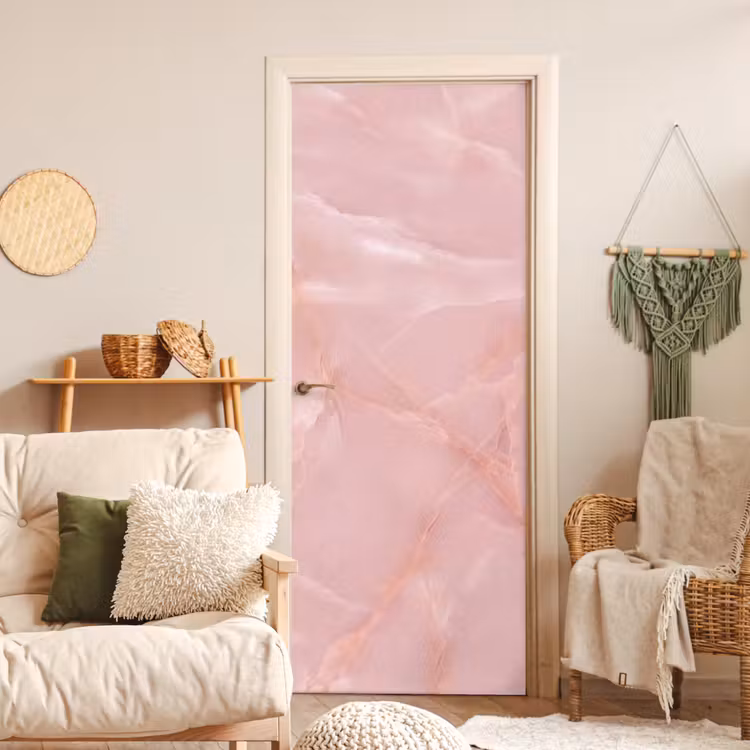 Deursticker - Textuur - Roze - Patroon — 4