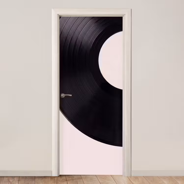 Deursticker - Vinylplaat - Muziek - Groen — 1