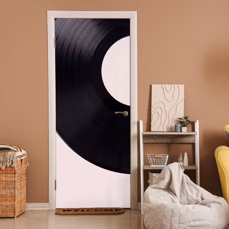 Deursticker - Vinylplaat - Muziek - Groen — 2
