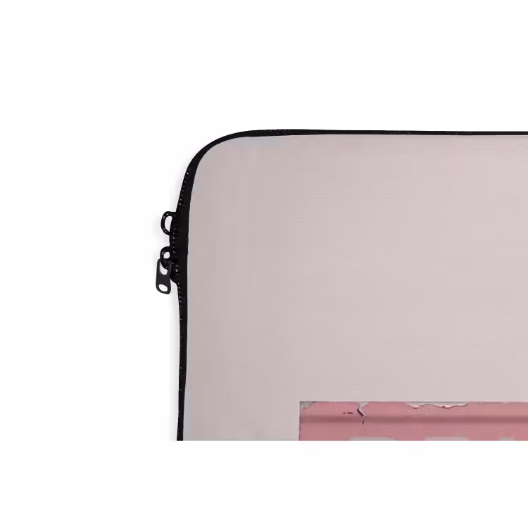 Laptophoes Roze straatnaambord - Stad — 5