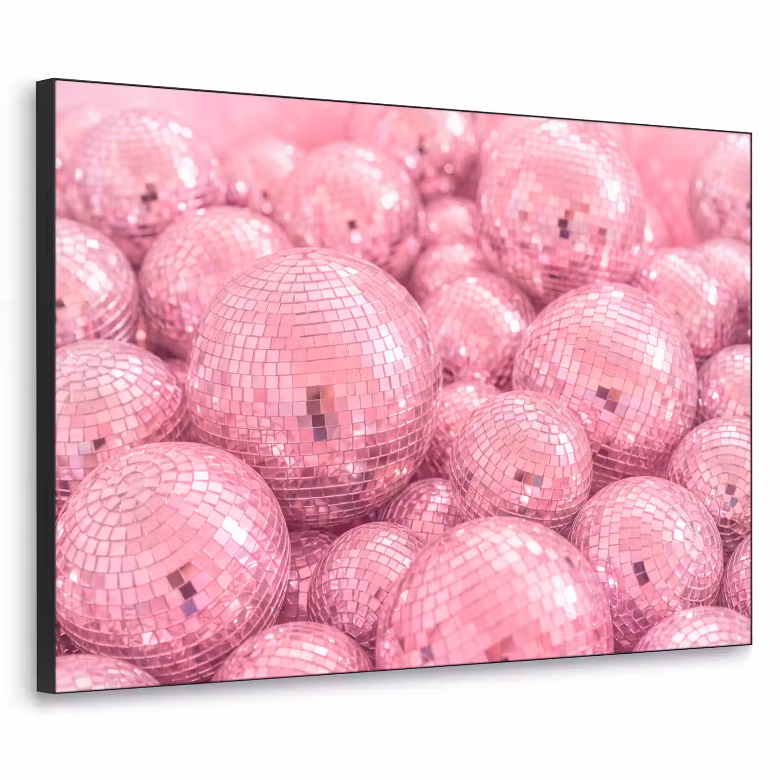 Art frame - Roze disco ballen — 1