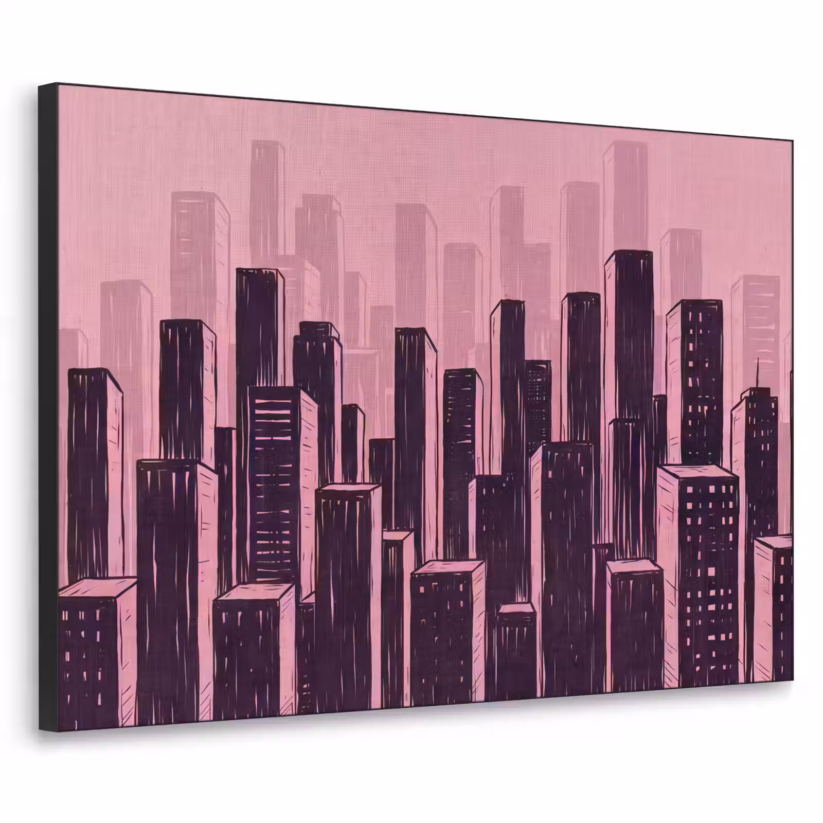 Art frame - Stad - Abstract - Roze — 1