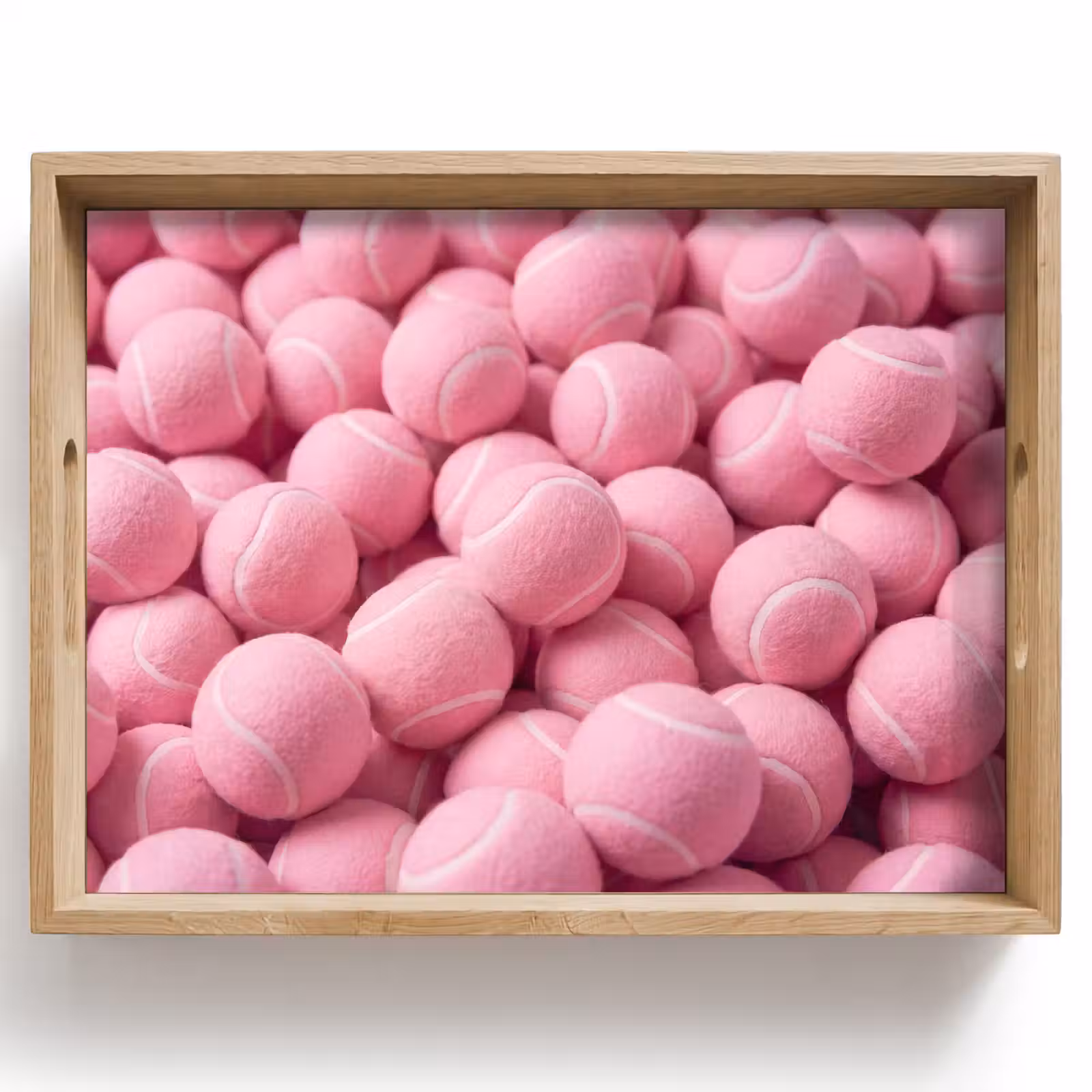 Dienblad - Roze tennisballen - Sport — 1