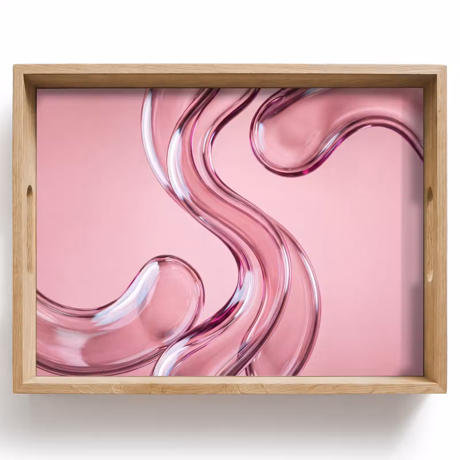 Dienblad - Vorm - Abstract - Roze — 1