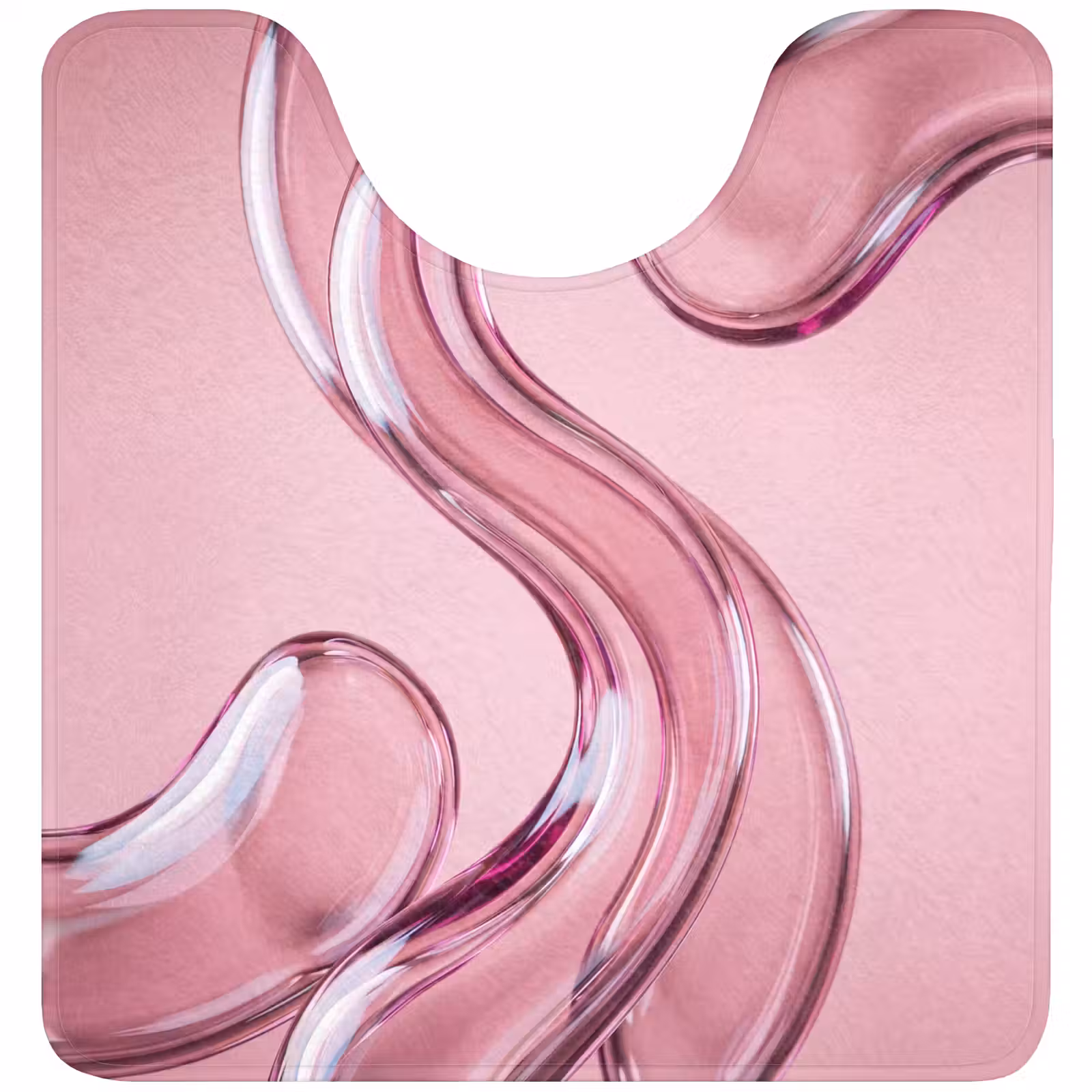 WC Mat - Vorm - Abstract - Roze — 1